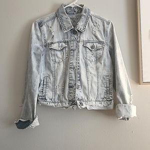 Bethany Mota Distressed Jean Jacket